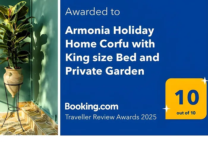 Armonia Corfu With King Size Bed And Private Garden Agios Panteleimon (Corfu)